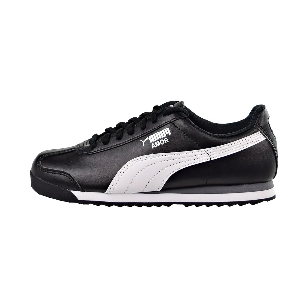 Puma Roma Basic GS “Black White Silver” (354259-01)