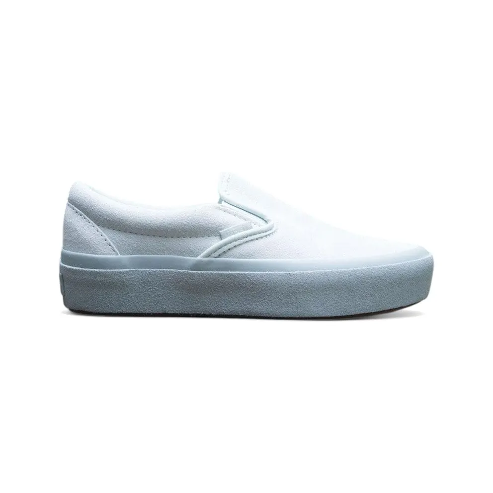 Vans Classic Slip-On Blue Flower Metal Suede (VN0JEZQFB)