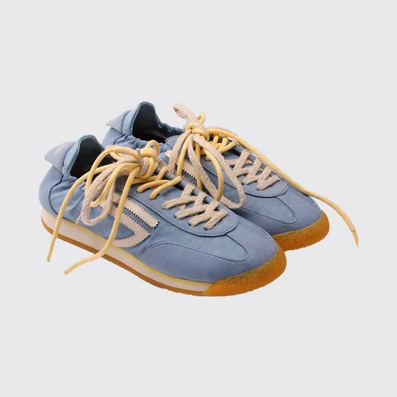 Puraai Panther Vegan Leather and Nylon Sneakers Wisteria (PU602P033)
