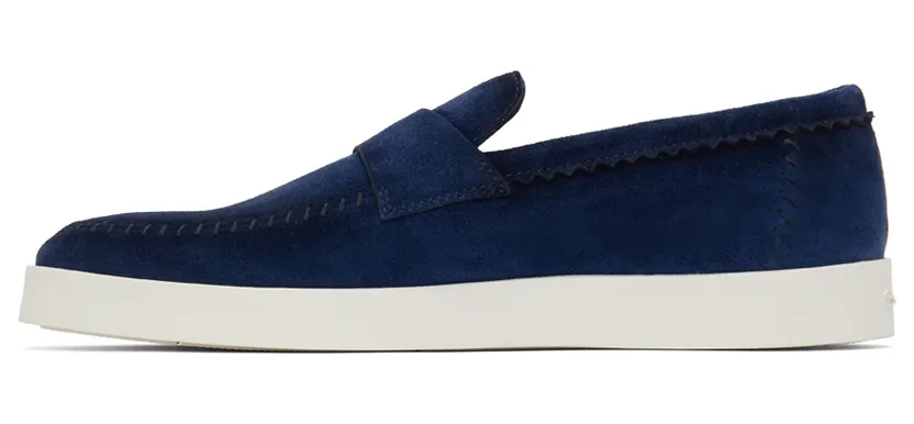Santoni Blue Dowdy GEXU48 Shoes (MGAI18087PANBGEXU48) (3)