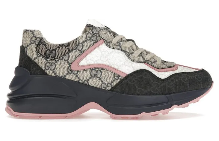 Gucci Rhyton Sneaker Beige Blue Monogram (692902 UIQ30 1061)