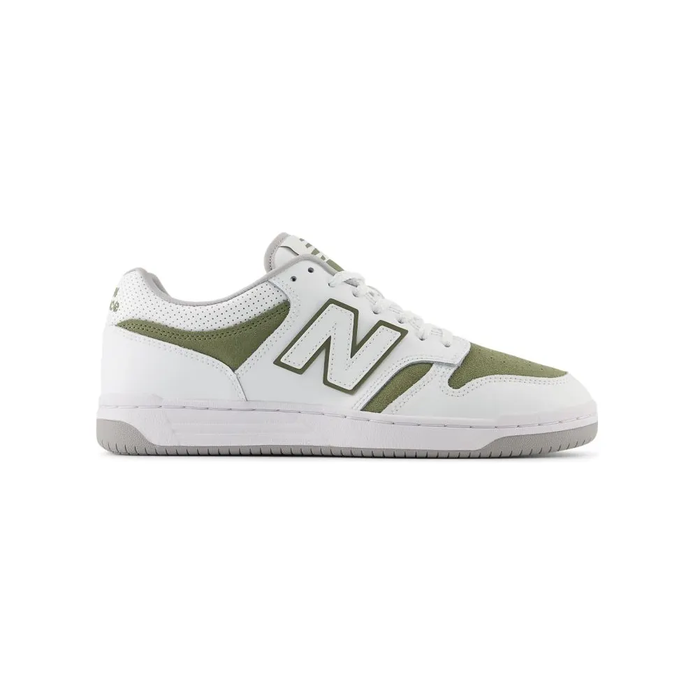New Balance 480 White Olivine (BB480LRD)