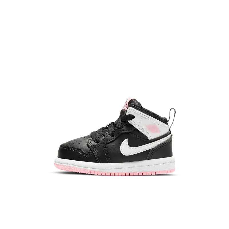 Jordan 1 Mid White Black Light Arctic Pink (TD) (644507-061)