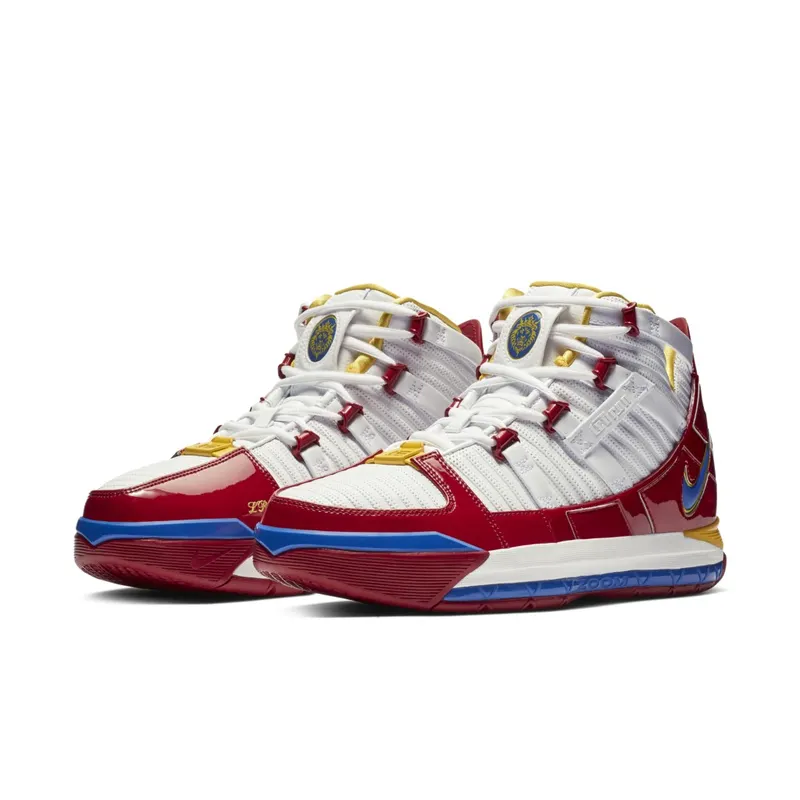 Nike LeBron 3 Superman Red (2019) White/Varsity Red-Varsity Royal (AO2434-100)
