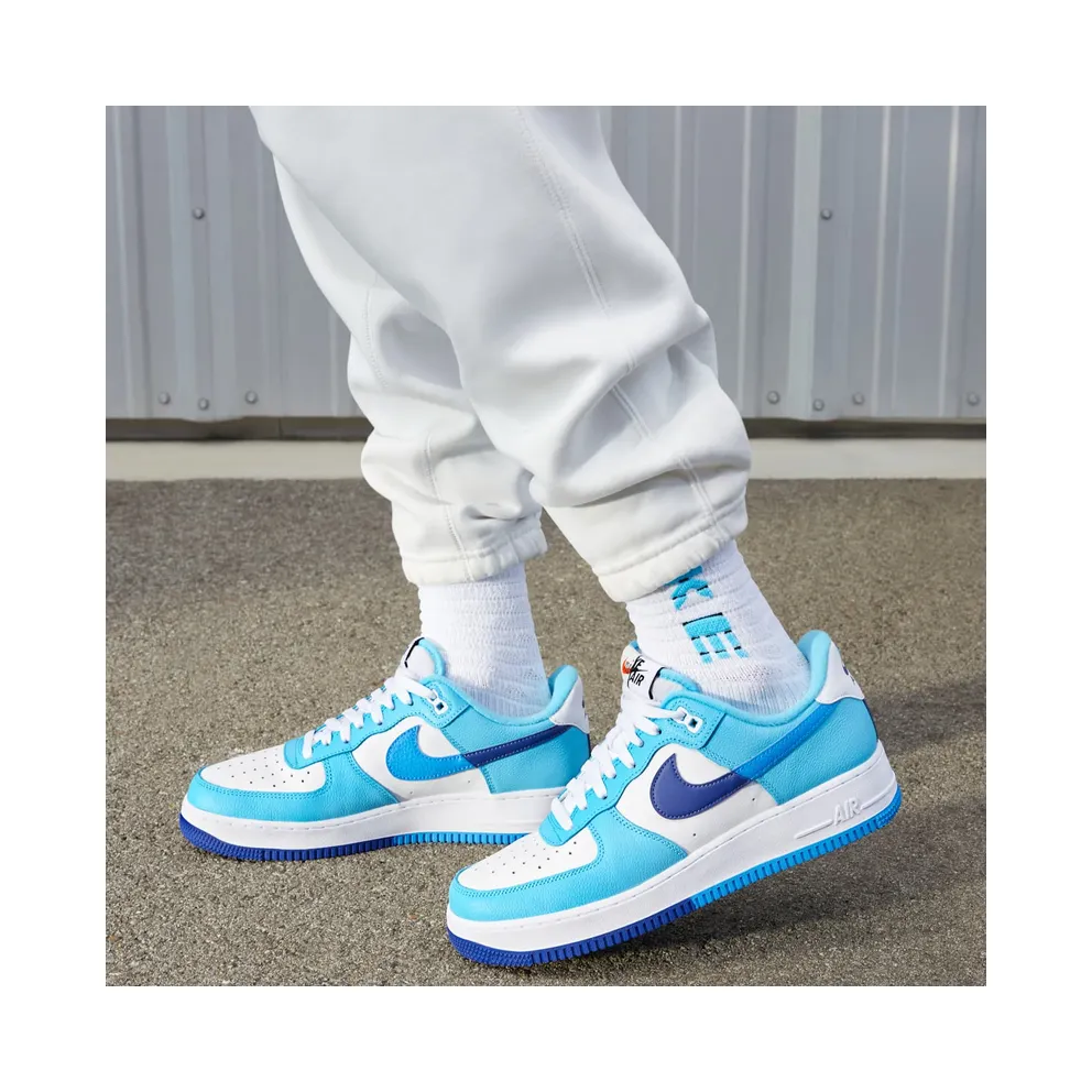 Nike Air Force 1 Low ’07 LV8 Split Light Photo Blue Deep Royal (DZ2522-100)