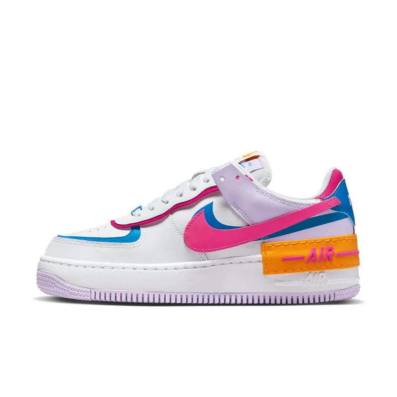 Nike Air Force 1 Shadow White Photo Blue Lilac Bloom Alchemy Pink (HF5064-100)