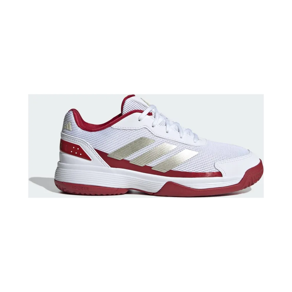 Adidas Crazyquick Kids Padel Cloud White / Ice Gold Met. / Cloud White (JQ9274)