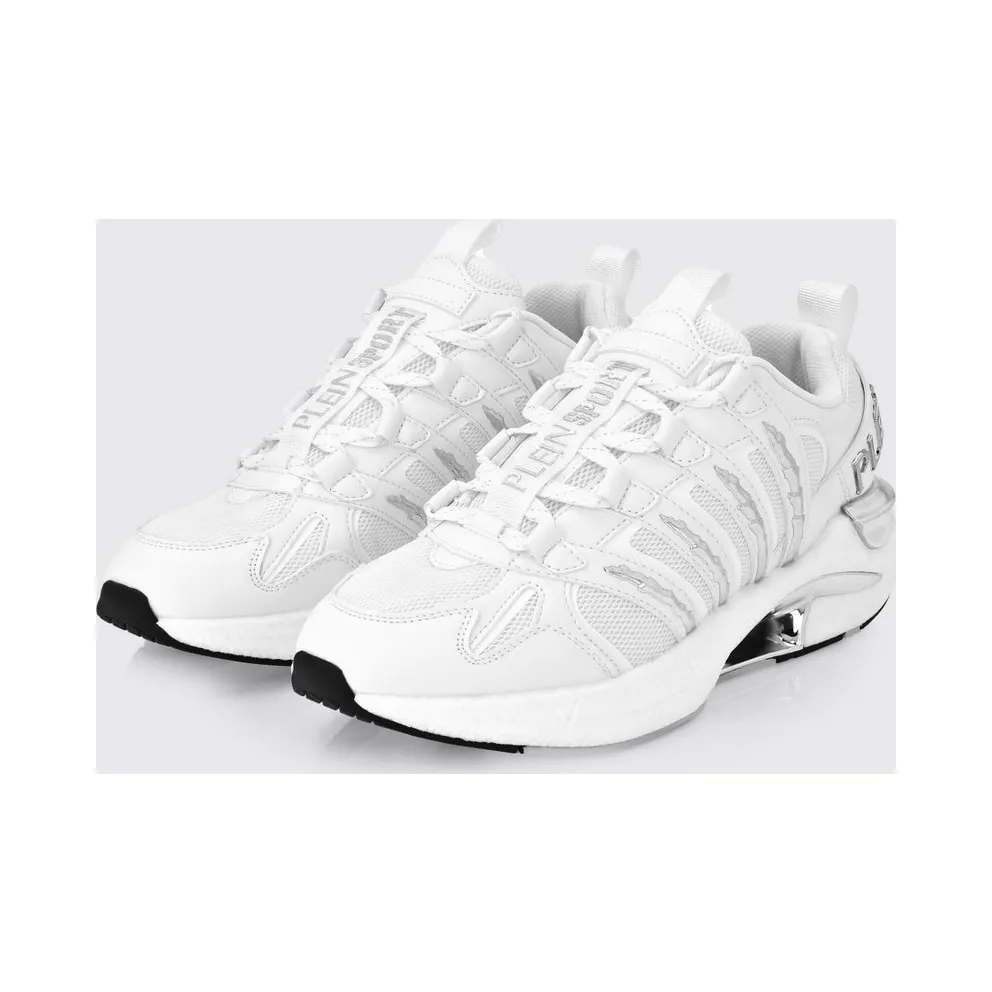Plein Sport Leather And Mesh White (FAESUSC0852STE003N01)