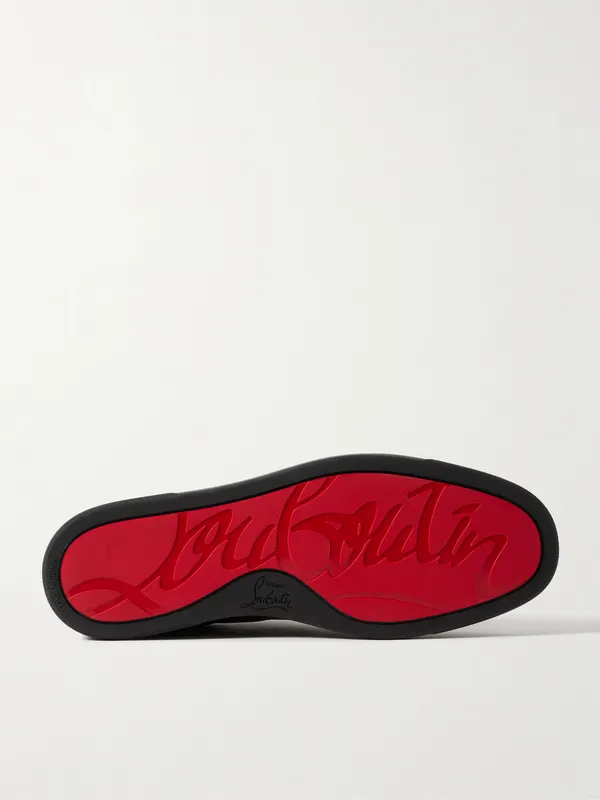 Christian Louboutin Louis Junior Leather Sneakers Black (3240420) (3)