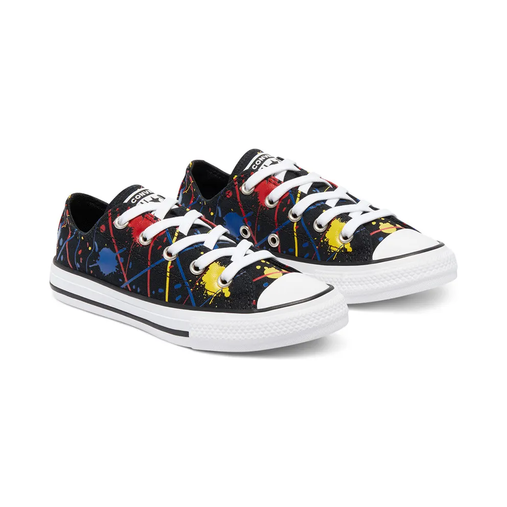 Converse Paint Splatter Chuck Taylor All Star Low Top Black/multi/White (671908C)
