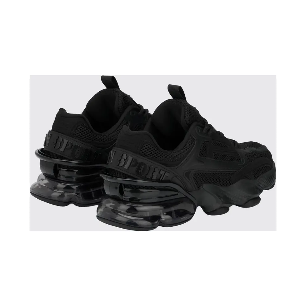 Plein Sport Runner PS Thunder Mix Low-Top Mesh with Notched Sole Black (SAESUSC0750STE003N0202)