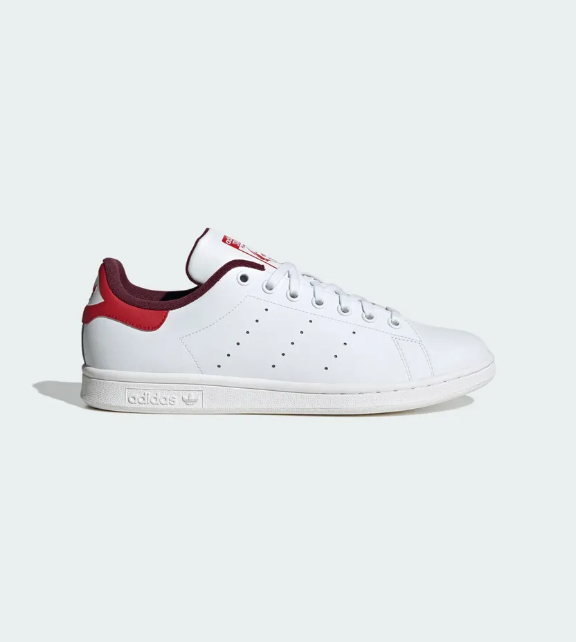 Adidas Stan Smith Cloud White / Maroon / Better Scarlet (IG1321)