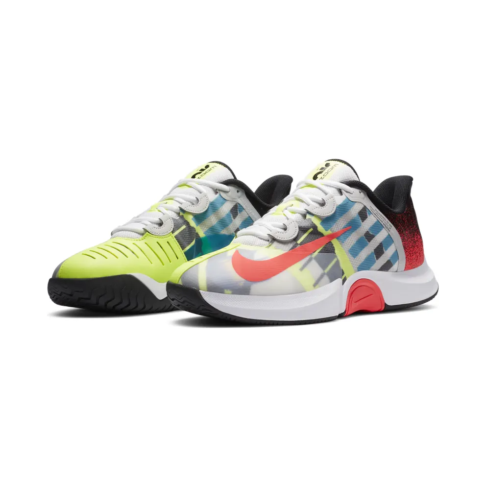 Nike Court Air Zoom GP Turbo Tech Challenge White/Hot Lime-Neo Turquoise-Solar Red (CK7513-101)