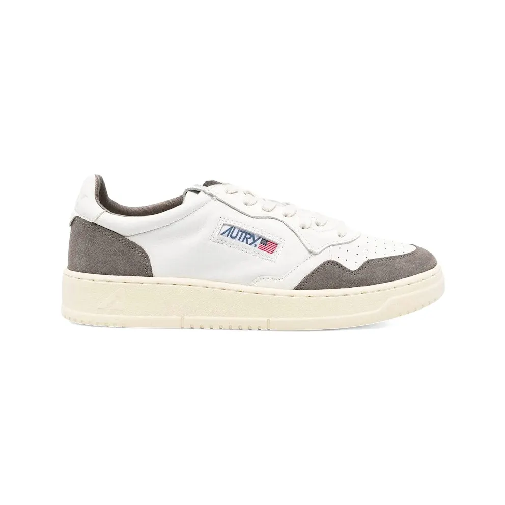 Autry Medalist Leather Low White Morel (AULM-GS45)
