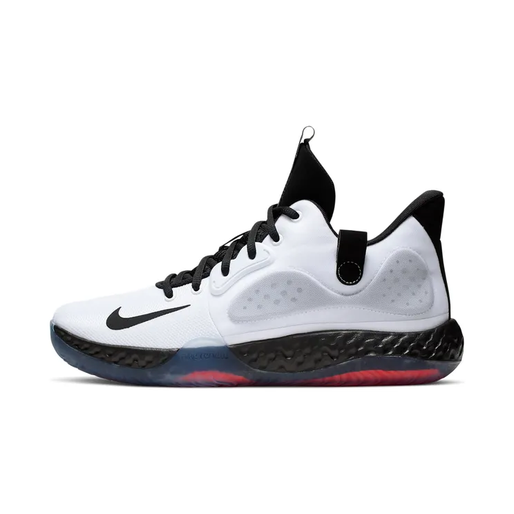 Nike KD Trey 5 VII “White / Wolf Grey / Bright Crimson / Black” (AT1200-100)