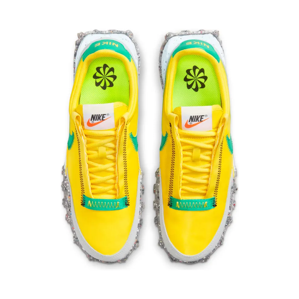 Nike Waffle Racer Crater Yellow 50% Sustainable Materials (CT1983-701)