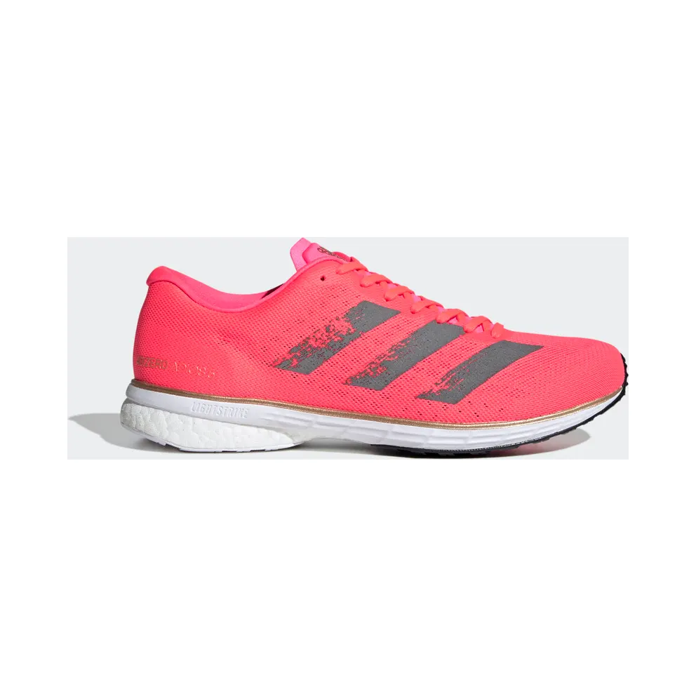 adidas Adizero Adios 5 Laufschuh Signal Pink / Core Black / Copper Metallic / Coral (EG4667)
