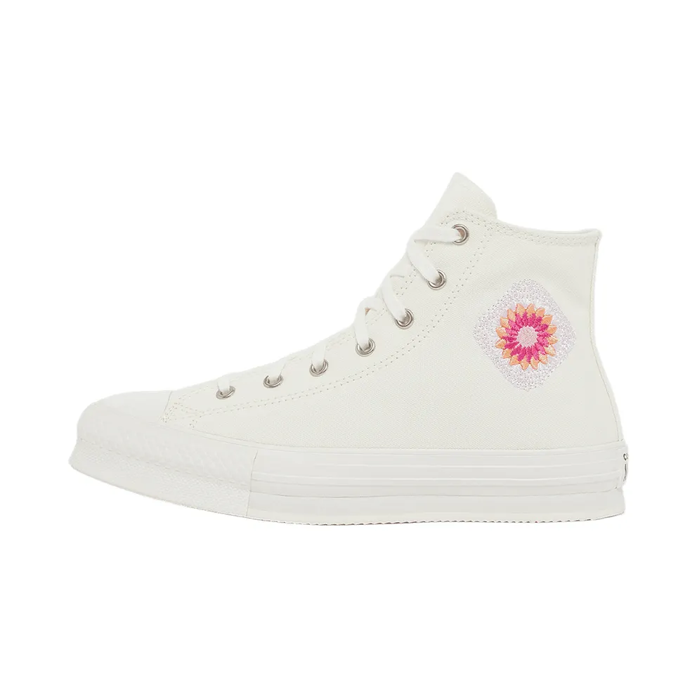 Converse Chuck Taylor All Star EVA Lift Platform Festival Florals Egret/vintage White