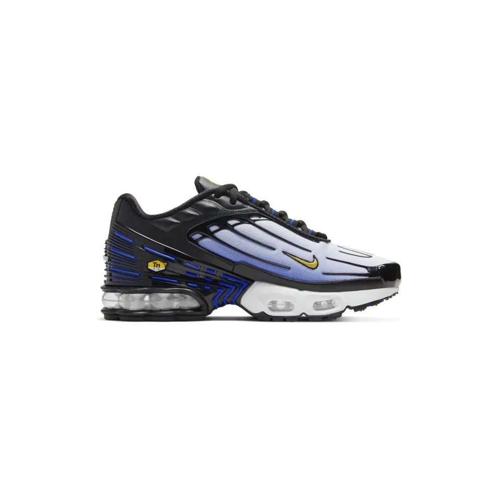 Nike Air Max Plus 3 Hyper Blue (GS) Black/Hyper Blue-Dynamic Yellow (CD6871-001)