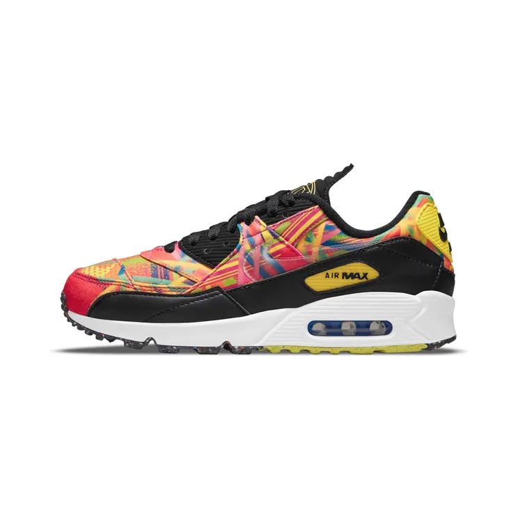 Nike Air Max 90 Familia “Multi-Colour / Black / White / Fire Pink” (DJ4703-900)