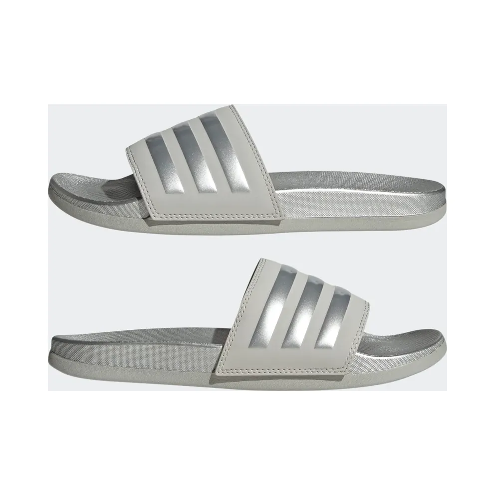Adidas Adilette Comfort Slides Grey Two / Silver Metallic / Grey Two (H03619)