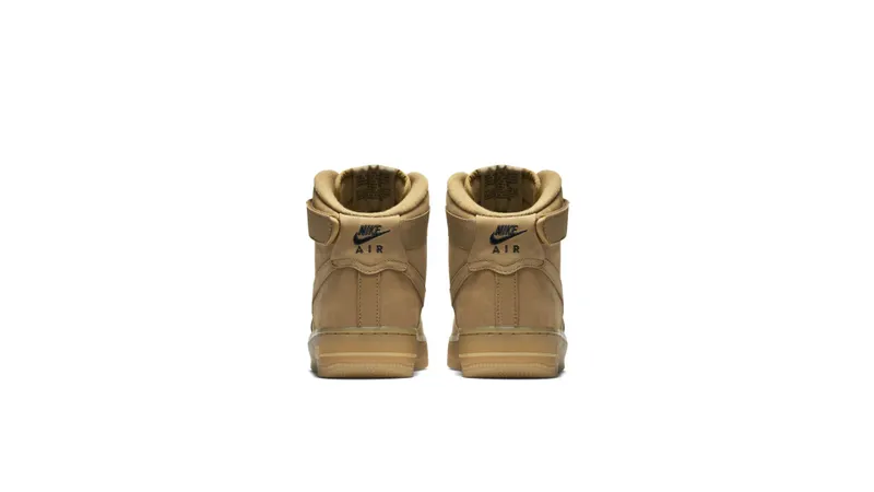 Nike Air Force 1 High Wheat 2015 (GS) Flax/Flax-Outdoor Green (807617-200)