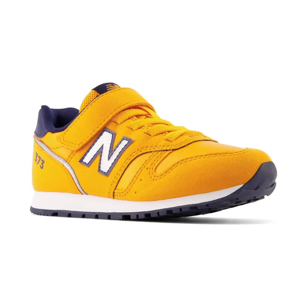 New Balance 373 Bungee Lace with Top Strap Marigold / Pigment (YV373V2-40539)