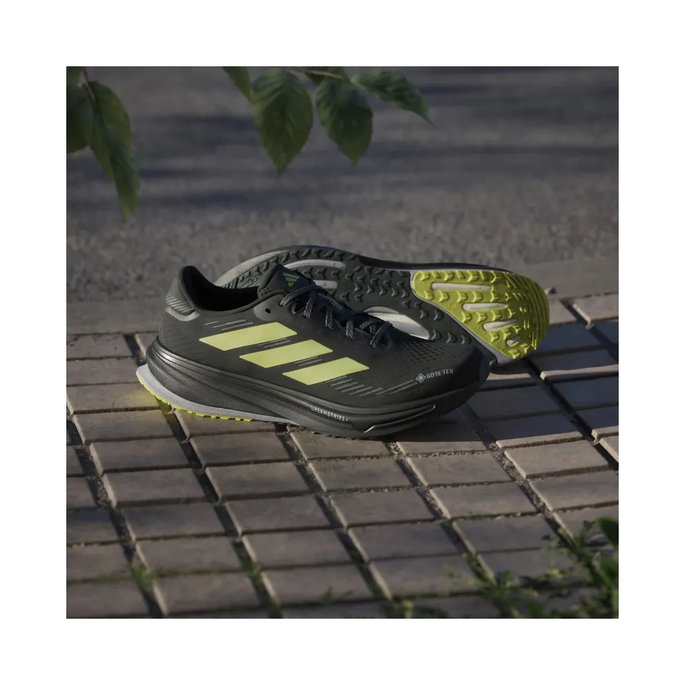 Adidas Supernova Rise GTX Running Shoes Core Black / Preloved Lime / Carbon (JR9598)