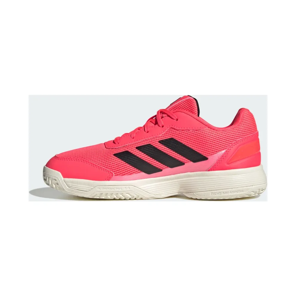 Adidas Crazyquick Padel Shoes Kids Solar Turbo / Core Black / Off White (KI3593)