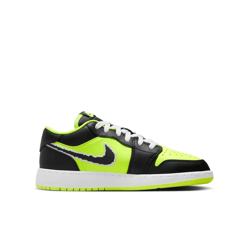 Jordan 1 Low SE Black Cat Volt (DX6666-701)