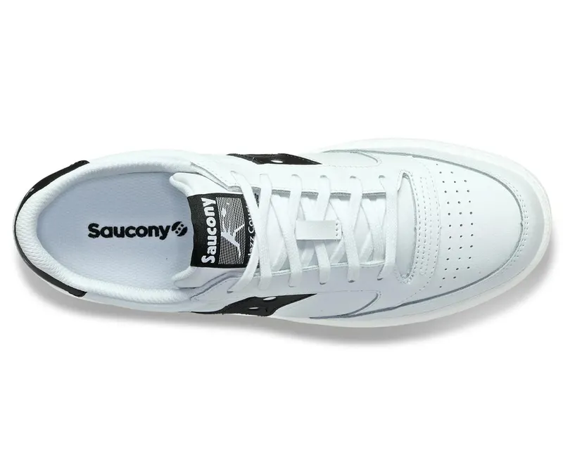 Saucony Jazz Court PU White Black (S70759-1)