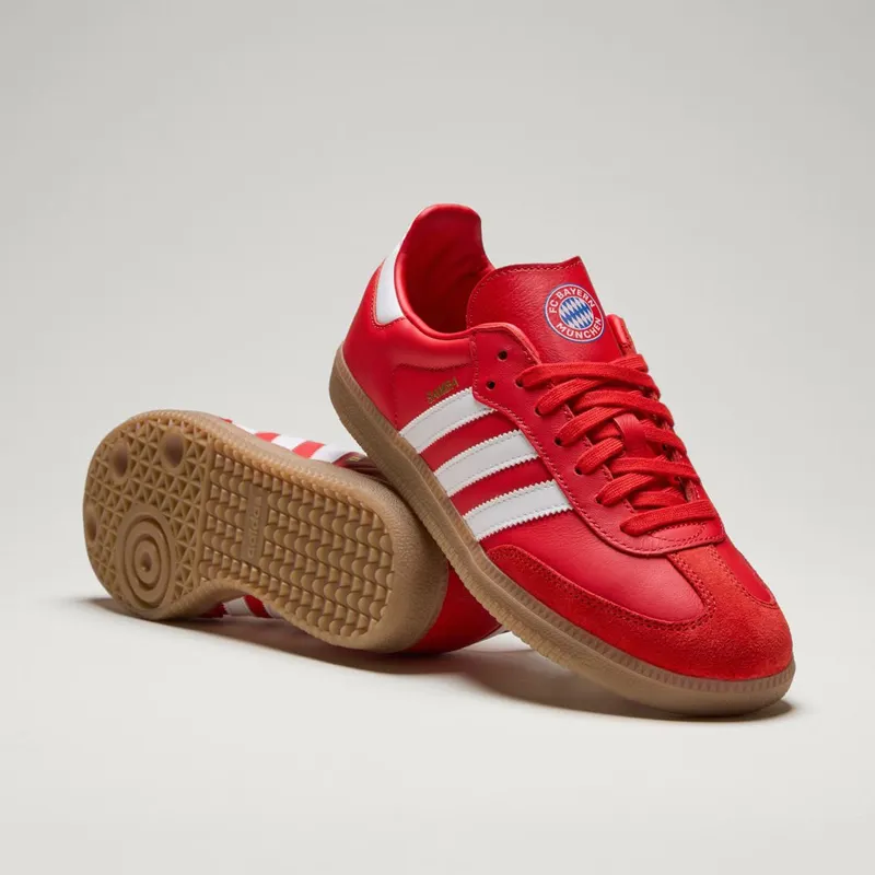 Adidas Samba FC Bayern München Red / Cloud White / Red (JQ4039)