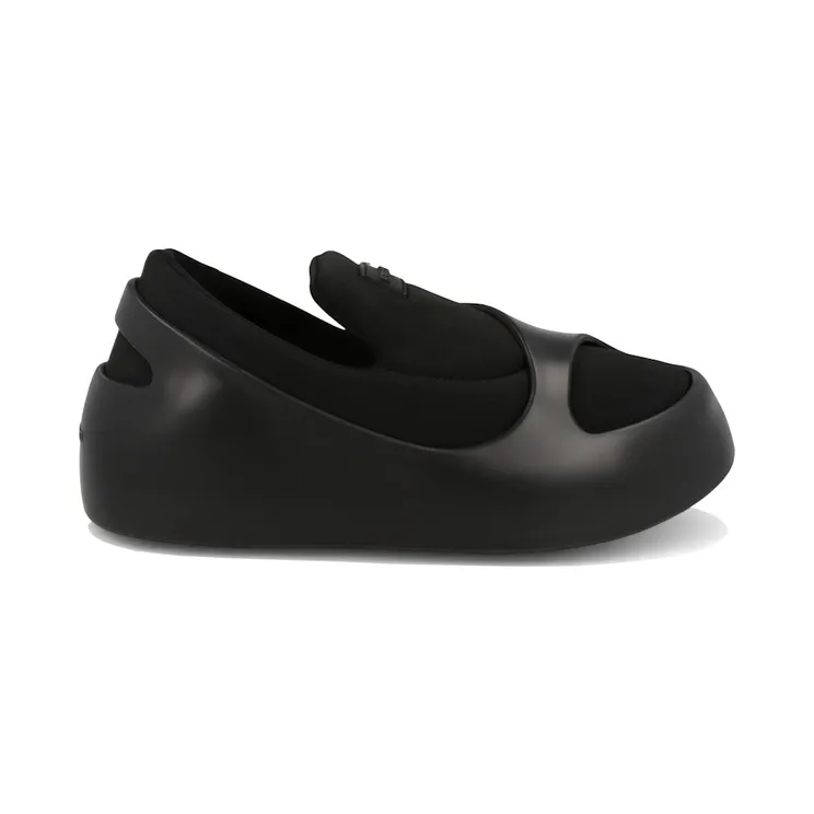 Ferragamo Lunar Paneled Slip-On Sneakers Black (01H063-767914-M)