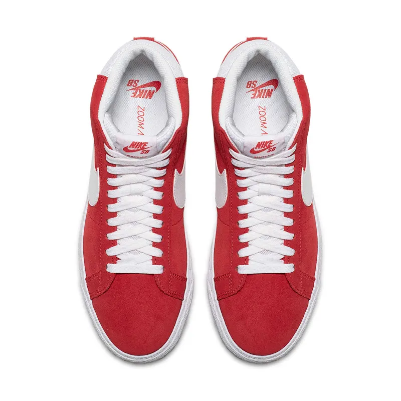 Nike SB Blazer Mid Red Suede (2017) University Red/White (864349-611)