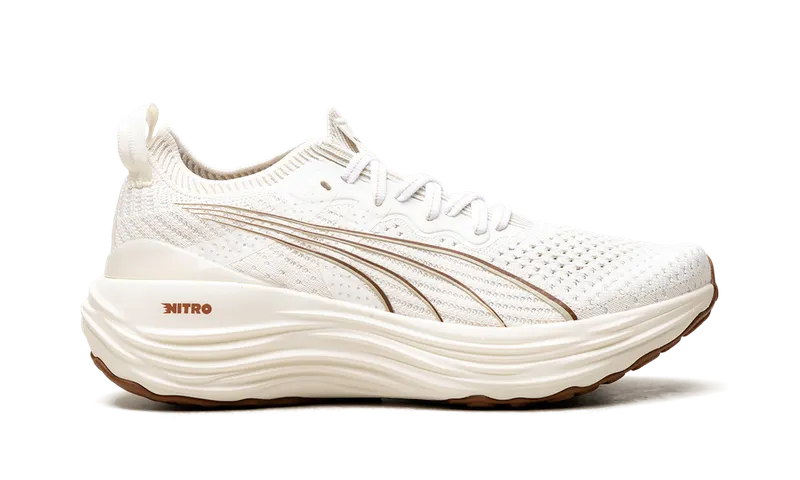 Puma ForeverRun Nitro Knit “Warm White Teak” (379140-08)
