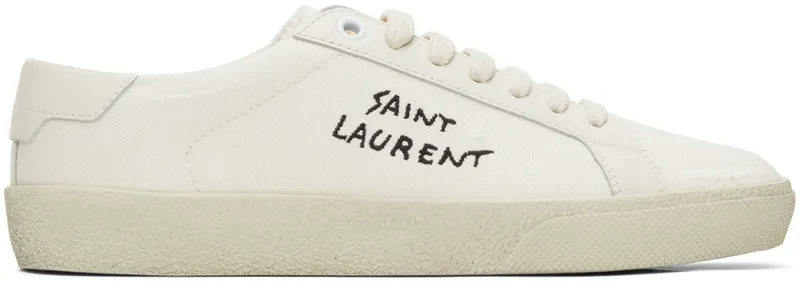Saint Laurent Off-White Worn-Look Court Classic SL/06 (610648 GUP10)