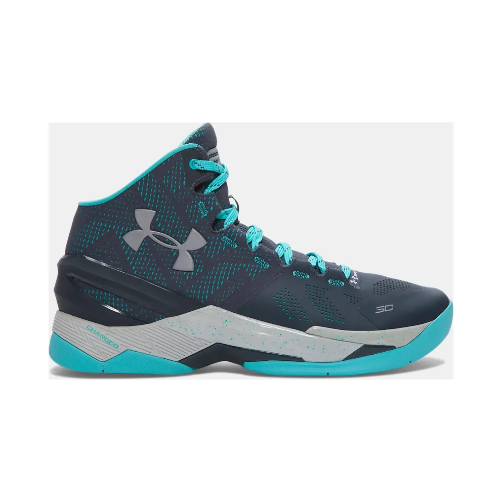 Under Armour UA Curry 2 Rainmaker Obsidian/Neptune Blue-Metallic Silver (1259007-008)