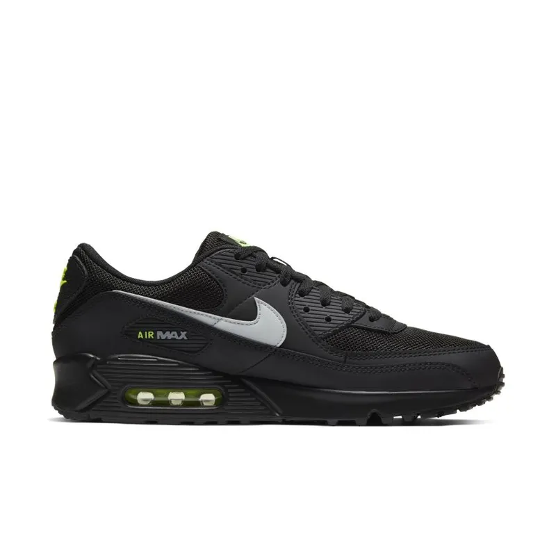 Nike Air Max 90 Black Volt Light Smoke Grey Black/Volt-Light Smoke Grey (CV1634-001)