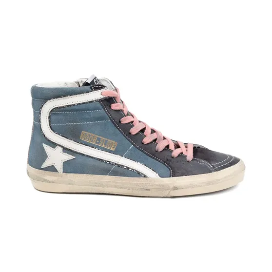 Golden Goose Slide klassieke “Blue” (GWF00115F00754350938)
