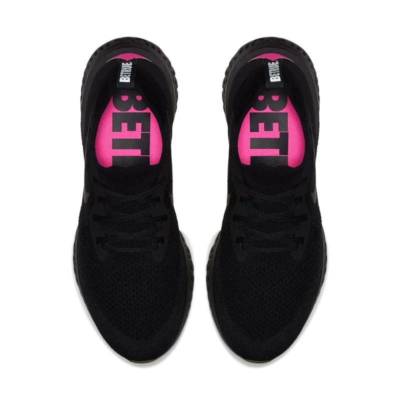 Nike Epic React Flyknit Betrue (2018) Black/Black-Pink Blast-Purple Pulse (AR3772-001)
