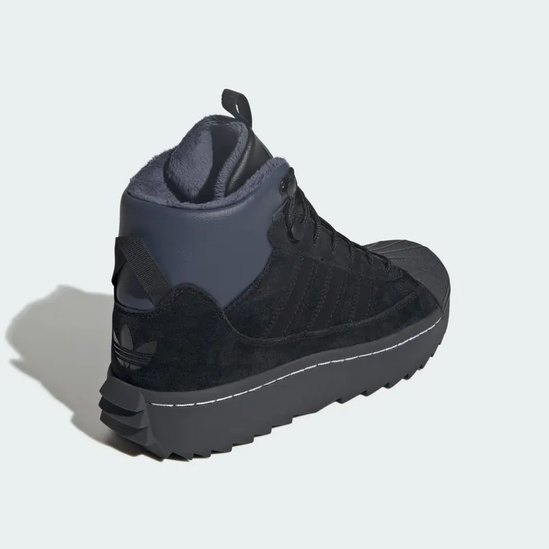 Adidas Superstar Winterized Trek Kids Core Black / Core Black / Carbon (JQ0346)