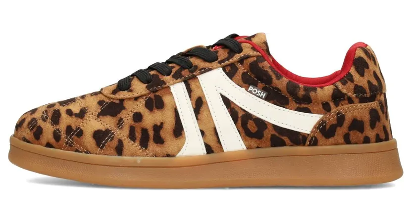 Poelman sneaker Bruin / Donkerbruin / Zwart / Wit (C1411102APSH35)
