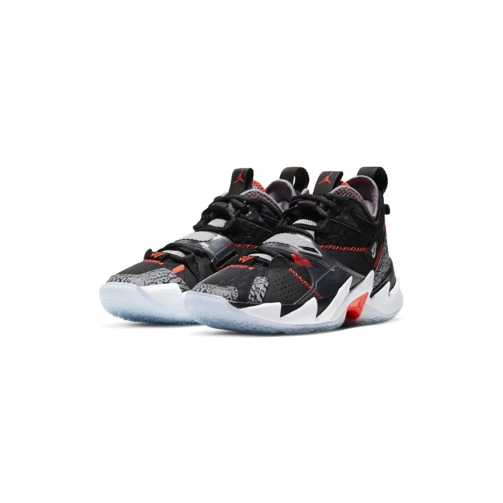 Jordan Why Not Zer0.3’Black Cement’ GS Black/Bright Crimson/Cement Grey/White (CD5804-006)