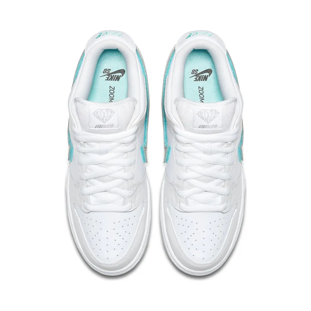 Nike SB x Diamond Supply Co. Dunk Low ‘White Diamond’ (2018) (BV1310-100)