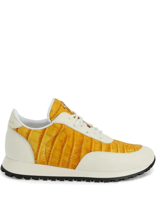 Giuseppe Zanotti Jimi Runner low-top sneakers – Yellow (I160018K36)