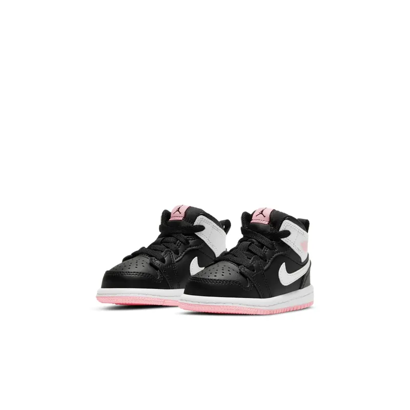 Jordan 1 Mid White Black Light Arctic Pink (TD) (644507-061)