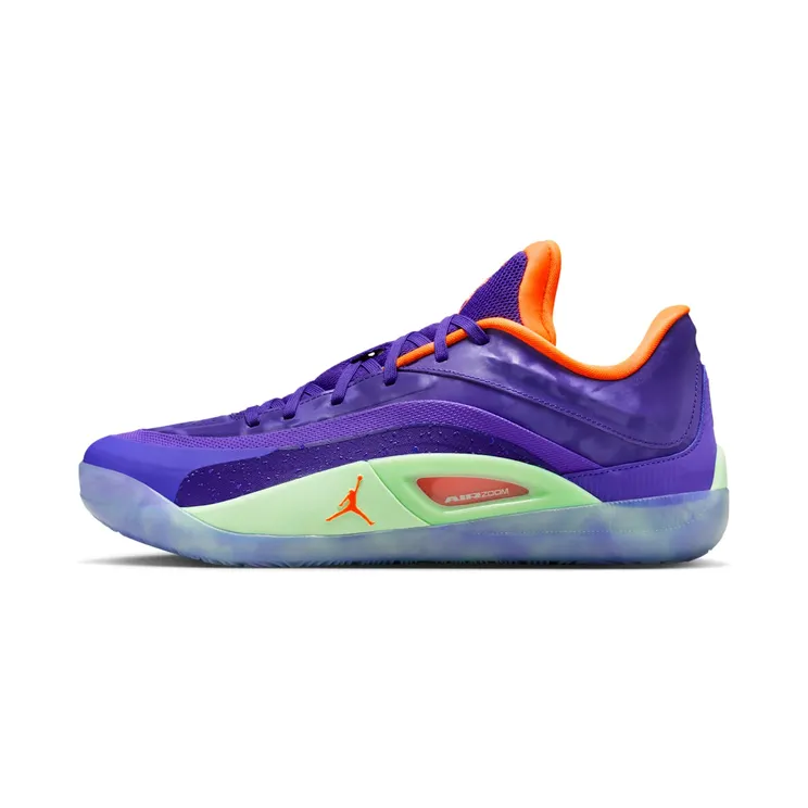 Air Jordan Zion 4 “Court Purple / Psychic Purple / Vapour Green / Total Orange” (FB1802-500)