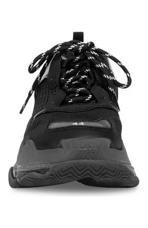 Balenciaga Triple S Clear Sole Black (541624W2FB11000) (2)