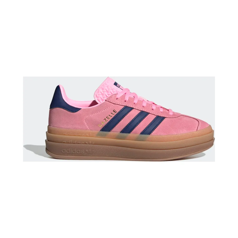 adidas Gazelle Bold Schuh Pink Glow / Victory Blue / Gum (H06122)