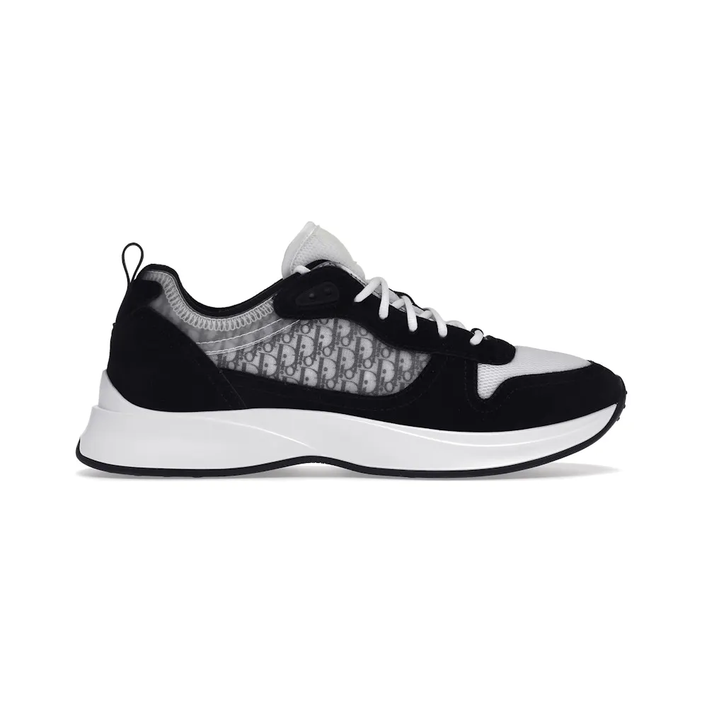 Dior B25 Oblique Runner Sneaker Black Suede (3SN259YUH_H960)